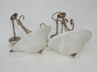 Glass & Metal Pendant Light Fi