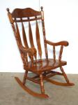 LARGE TIMBER ROCKING CHAIR