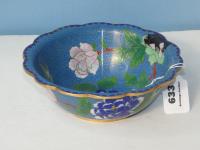 Cloisonne Scalloped Edge Bowl