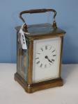 Large Brass Carriage Clock H-1