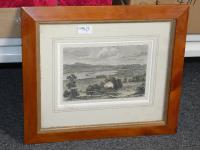 Huon Pine Framed Engraving 'Vi