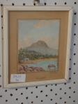 Small Framed Oil 'Mt Amos, Col