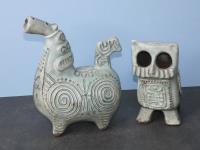721 · 2 GUS McLAREN STUDIO POTTERY F
