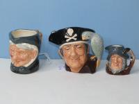 GROUP OF 3 ROYAL DOULTON MINIA