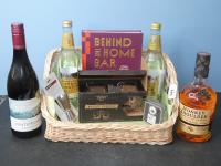 Basket Of Assorted Alcohol & B