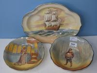 747 · 3 ROYAL DOULTON SERIES WARE BO