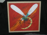 783 · PAINTING 'DRAGONFLY & ANTS' H-