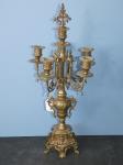 FRENCH BRASS CANDELABRA H-50 C