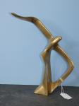 SOLID BRASS ART DECO SCULPTURE