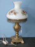 823 · BRASS BASED TABLE LAMP H-49 CM