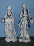 PAIR OF PORCELAIN PERIOD FIGUR