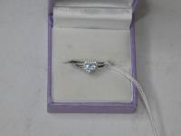 875 · STERLING SILVER & AQUAMARINE H