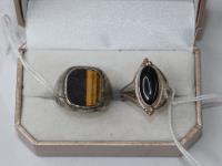 Sterling Silver Ring Set With