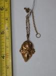 Gold Floral Pendant Acid Tests