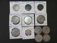 911 · VARIOUS ENGLISH COINS