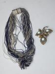 Multi Strand Beaded Necklace &