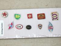 1384 · 10 OIL COMPANY LAPEL BADGES