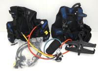 1506 · 2 DIVING VESTS & 2 REGULATORS