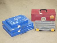 1536 · TOOL BOX & 4 STORAGE CASES