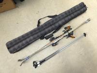 1585 · PAIR OF ELAN SNOW SKIS, POLES