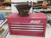 1591 · RED TOOL BOX CONTAINING SOME H