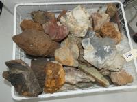 1611 · BASKET OF MINERALS ETC