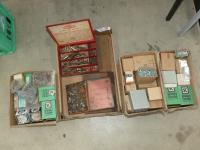 1623 · 4 BOXES OF ASSORTED FASTENERS
