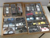 1630 · 2 TRAYS OF 007 DIECAST MODELS