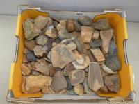 TRAY OF ROCK & MINERAL SPECIME