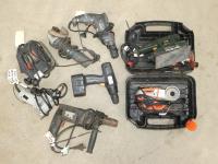 1641 · 2 BOXES OF VARIOUS POWER TOOLS