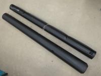 2 ROLLS OF BLACK/GREY LINO