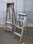 1691 · 2 TIMBER STEP LADDERS