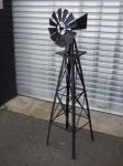 1711 · BLACK PAINTED METAL WINDMILL G