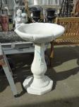 1727 · CONCRETE BIRD BATH H-83 CM