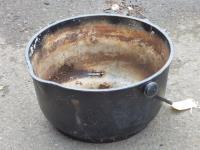 1741 · CAST IRON BOILER/PLANTER H-19