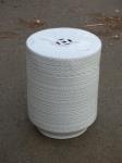 1745 · WHITE PAINTED CERAMIC DRUM STO