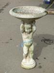CONCRETE BIRD BATH - WITH DAMA