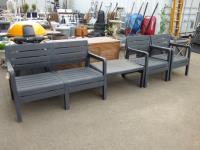 1814 · PLASTIC 4 PIECE OUTDOOR SETTIN