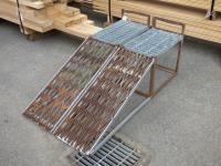 1817 · PAIR OF LARGE METAL CAR RAMPS