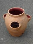 1851 · TERRACOTTA STAWBERRY PLANTER H