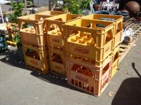 1854 · 10 PLASTIC COCA COLA CRATES