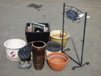 1859 · 7 ASSORTED PLANTERS, POST TOPP