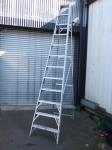 1895 · LARGE METAL STEP LADDER