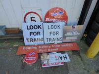 QUANTITY OF VARIOUS SIGNS