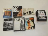 955 · BOX OF CINEMA, FASHION BOOKS,