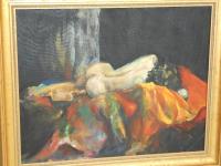 977 · OIL PAINTING 'NUDE STUDY' H-60