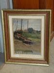 985 · OIL ON CANVAS 'ENGLISH RIVER B