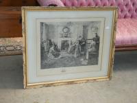 1002 · GILT FRAMED VICTORIAN ENGRAVIN