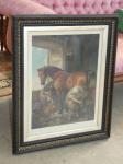 1007 · FRAMED VICTORIAN PRINT 'SHOEIN