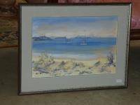 1010 · HILMA TYSON WATERCOLOUR 'WHITS